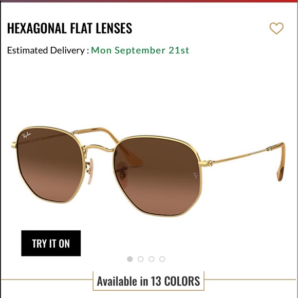 Hexagon Polarized Raybans!! - Picture 2 of 7